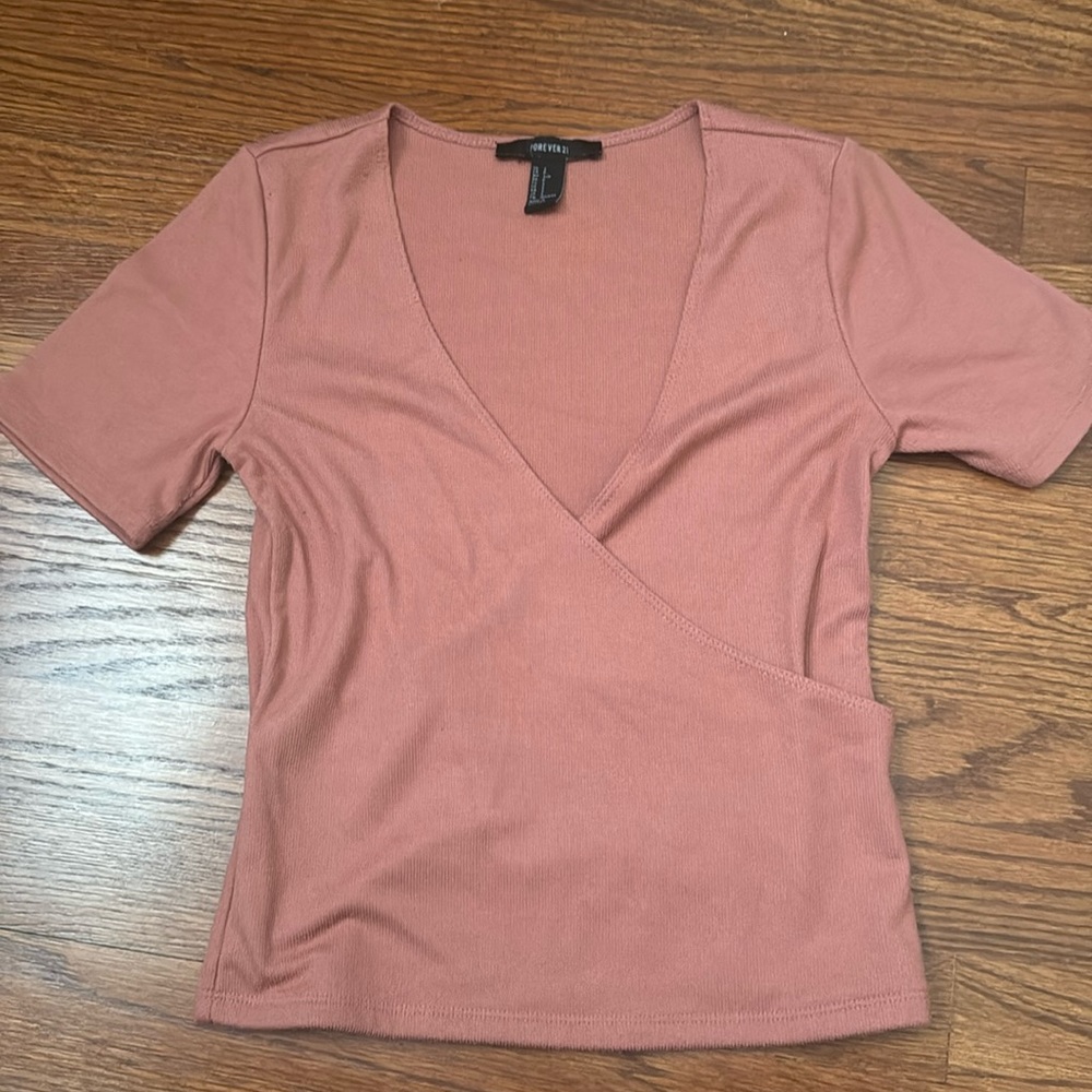 Forever 21 wrap crop top